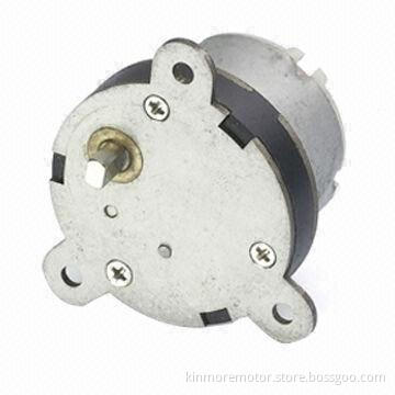 12V DC Speed Reducer with Dia 40mm Gearbox, Dia 5mm Offset Shaft and 0.6kg.cm Torque at 55.3rpm